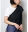 ONE SHOULDER TAFFETA ブラウス