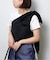 ONE SHOULDER TAFFETA ブラウス