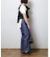 ONE SHOULDER TAFFETA ブラウス