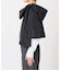 ONE SHOULDER TAFFETA ブラウス