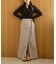 IENA LA BOUCLE カーリーラッセルシャツカットソー