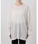 ウォッシャブルシアーオーバーニット