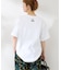 フェイドフロッキープリント Tシャツ
