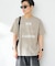 フェイドフロッキープリント Tシャツ