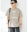 フェイドフロッキープリント Tシャツ