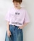 フェイドフロッキープリント Tシャツ