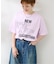 フェイドフロッキープリント Tシャツ
