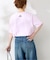 フェイドフロッキープリント Tシャツ