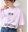 フェイドフロッキープリント Tシャツ