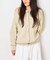 2WAYワイドネックルーズKNIT CARDIGAN TOPS：ニット