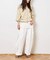 2WAYワイドネックルーズKNIT CARDIGAN TOPS：ニット