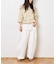 2WAYワイドネックルーズKNIT CARDIGAN TOPS：ニット
