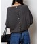 2WAYワイドネックルーズKNIT CARDIGAN TOPS：ニット