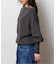 2WAYワイドネックルーズKNIT CARDIGAN TOPS：ニット