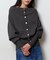 2WAYワイドネックルーズKNIT CARDIGAN TOPS：ニット