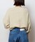 2WAYワイドネックルーズKNIT CARDIGAN TOPS：ニット