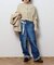 2WAYワイドネックルーズKNIT CARDIGAN TOPS：ニット