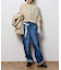 2WAYワイドネックルーズKNIT CARDIGAN TOPS：ニット