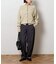 2WAYワイドネックルーズKNIT CARDIGAN TOPS：ニット