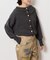 2WAYワイドネックルーズKNIT CARDIGAN TOPS：ニット
