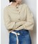 2WAYワイドネックルーズKNIT CARDIGAN TOPS：ニット