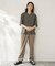 natural stripe シャツ