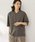 natural stripe シャツ