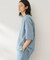 natural stripe シャツ