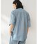 natural stripe シャツ