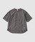 natural stripe シャツ