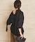 Tie sheer ブラウス