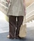 《追加2》《S/Mサイズ展開》手洗い可 / フレンチリネンストレートパンツ
