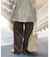 《追加2》《S/Mサイズ展開》手洗い可 / フレンチリネンストレートパンツ