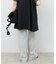 リブジャージーフレアパンツ