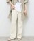 リブジャージーフレアパンツ