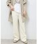 リブジャージーフレアパンツ