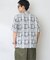 Garment wash Madras シャツ