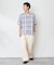 Garment wash Madras シャツ