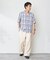 Garment wash Madras シャツ