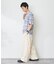 Garment wash Madras シャツ