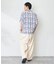 Garment wash Madras シャツ