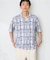 Garment wash Madras シャツ
