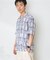 Garment wash Madras シャツ