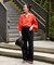 《追加3》手洗い可 / フレンチリネンワイドスキッパーブラウス