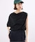 HAKUJI/ハクジ crepe jersey asym T Tシャツ H232617
