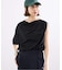 HAKUJI/ハクジ crepe jersey asym T Tシャツ H232617