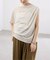 HAKUJI/ハクジ crepe jersey asym T Tシャツ H232617