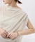 HAKUJI/ハクジ crepe jersey asym T Tシャツ H232617