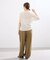 HAKUJI/ハクジ crepe jersey asym T Tシャツ H232617