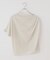 HAKUJI/ハクジ crepe jersey asym T Tシャツ H232617